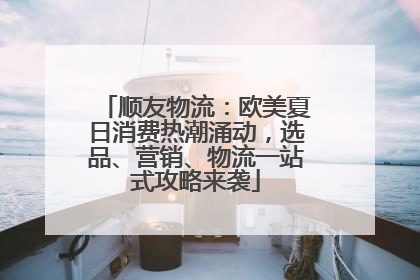 顺友物流：欧美夏日消费热潮涌动，选品、营销、物流一站式攻略来袭