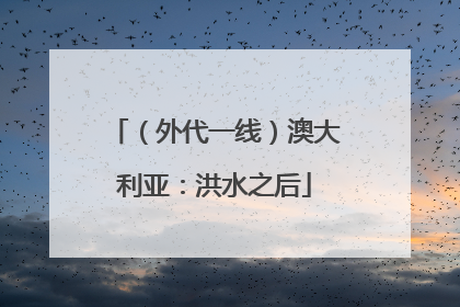 （外代一线）澳大利亚：洪水之后