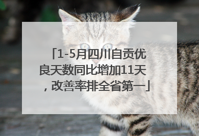 1-5月四川自贡优良天数同比增加11天，改善率排全省第一