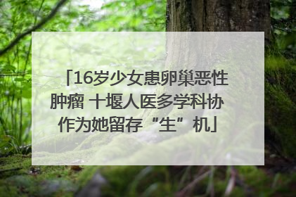 16岁少女患卵巢恶性肿瘤 十堰人医多学科协作为她留存“生”机