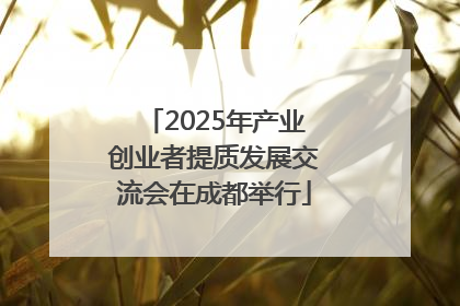 2025年产业创业者提质发展交流会在成都举行