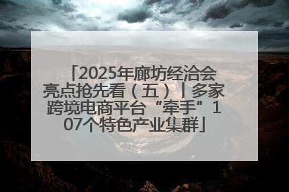 2025年廊坊经洽会亮点抢先看（五）丨多家跨境电商平台“牵手”107个特色产业集群