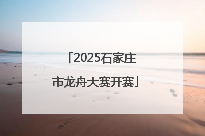 2025石家庄市龙舟大赛开赛