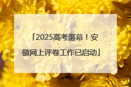 2025高考落幕！安徽网上评卷工作已启动